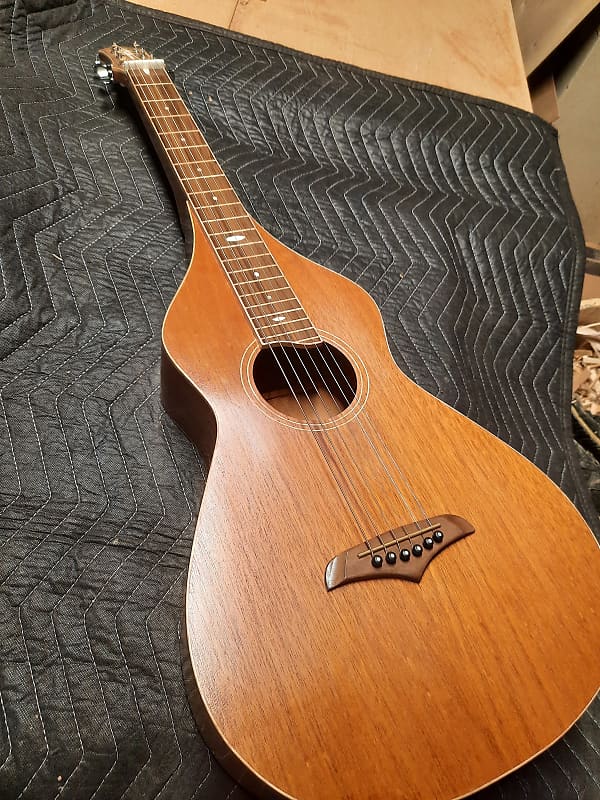 Handmade Kona Baritone Weissenborn 2023 Natural Reverb