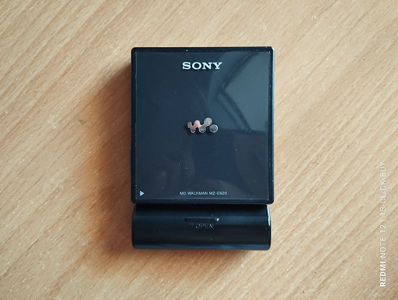 Sony Walkman Portable Mini Disc Player MZ E620 black working Video test