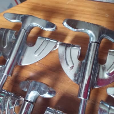 Pearl 5" Bass Drum Tension T Rod w/ Claws SET VINTAGE 60s 70s MIJ Japan SLINGERLAND COPY image 6