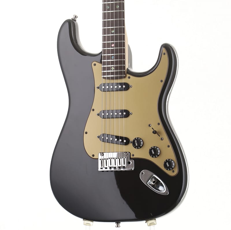 FENDER USA American Deluxe Stratocaster SCN Pickups Alder S-1 Montego Black  [SN DZ7174913] (04/11)