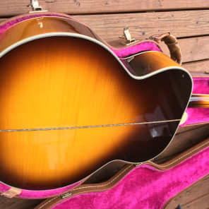 Gibson J-200 1990 Sunburst original hard case Bozeman Montana USA acoustic guitar image 6