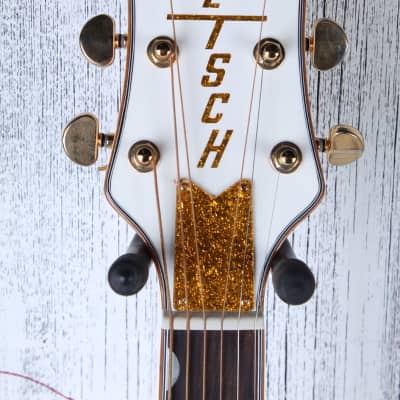 Gretsch G5022CWFE Rancher Falcon Jumbo Cutaway Acoustic Electric Guitar White image 12