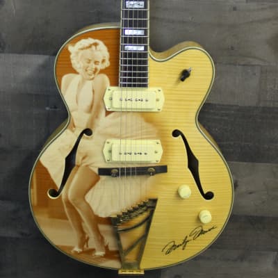 D'Angelico EX-59 2016 Custom Painted Marilyn Monroe "Old New Stock" image 6