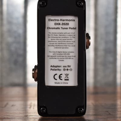 Electro-Harmonix EHX 2020 Mini Guitar Bass Chromatic Tuner Effect Pedal image 7