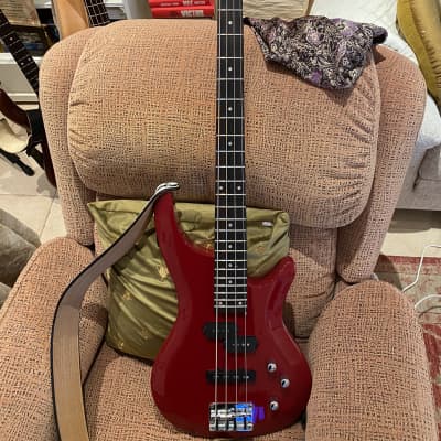 Custom Luthier-Built Reserve 4 strings passive - Cherry Red solid image 3