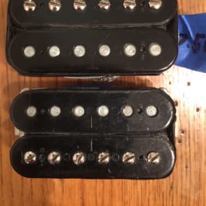 Gibson T-Top Humbucker Set -- 1978 Black with Screws and Springs image 1