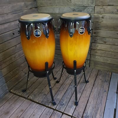 Meinl HC512VSB Headliner Conga Set Vintage Sunburst And Stands B