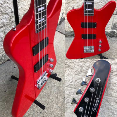 GAMMA Custom Bass Guitar G21-01, Epsilon Model, Tuscany Red image 13