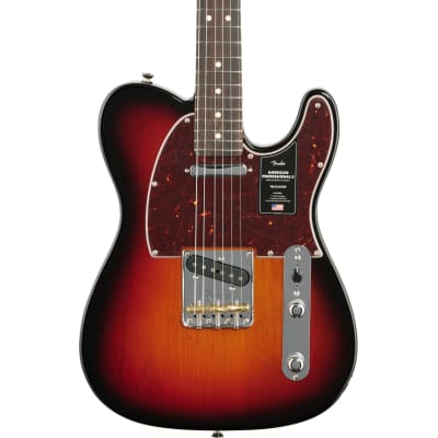 Fender American Pro II Telecaster, Rosewood Fingerboard (with Case), 3-Color Sunburst image 1