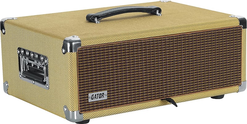 Gator GR-RETRORACK-3TW Vintage 3U Amp Vibe Rack Case, Tweed image 1