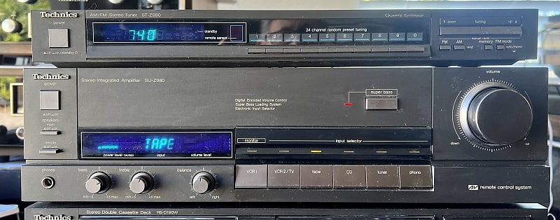 Vintage Technics SU-Z980 Integrated Amplifier & ST-Z980