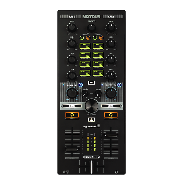 Reloop Mixtour Portable DJ Controller/Audio Interface image 1