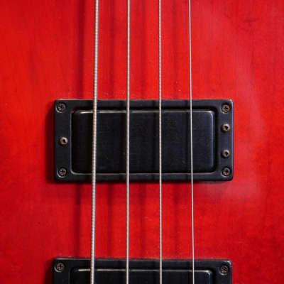Gibson Les Paul Bass Bass Guitar Transparent Red |  | 93391303 | Guitars In The Attic image 8