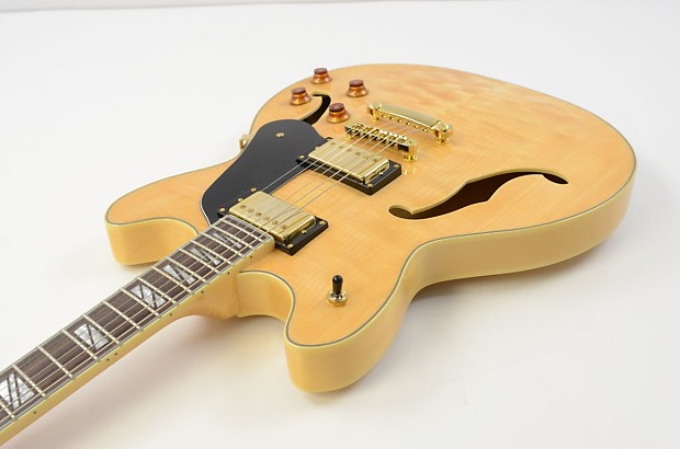 Washburn HB-35 NK Semi-Hollowbody Electric Guitar - Natural w/OHSC HB35