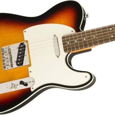 Squier Classic Vibe '60s Custom Telecaster Electric Guitar Laurel FB, 3-Color Sunburst image 5