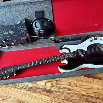 Silvertone 1448 with Case Amp image 5