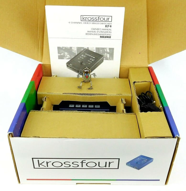 Korg KF4 Krossfour 4Channel Video Mixer and Switcher + OVP Korg KF4 Krossfour 4Channel Video Mixer and Switcher + OVP