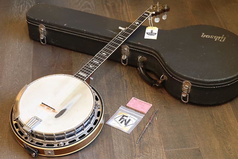 1979 Gibson RB-250 Mastertone Acoustic/Electric 5-String Banjo Antique Natural + OHSC image 1