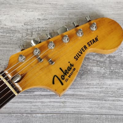 1982 Tokai Japan SS-36 Silver Star Stratocaster Relic | Reverb