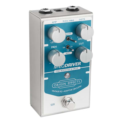 Origin Effects M-EQ Driver Mid Booster and Drive Guitar Effect Pedal image 3