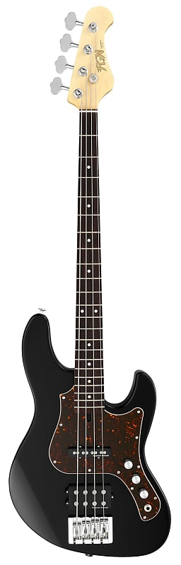 FGN Bassgitarre, J-Standard Mighty Jazz, Black, Tasche image 1