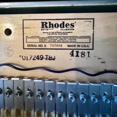 Rhodes Mark Il Suitcase 73 (USA/1981) retolexd/refurbd & FREE synth! image 7