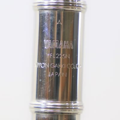 Yamaha YFL225N Flute, Japan, Nickel-plated, Very Good Condition. image 4