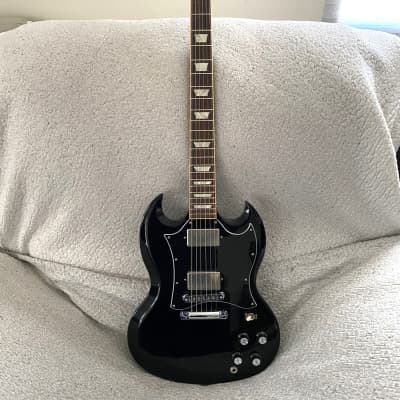 2012 Gibson SG Standard P90 Limited Edition Ebony with OHSC | Reverb