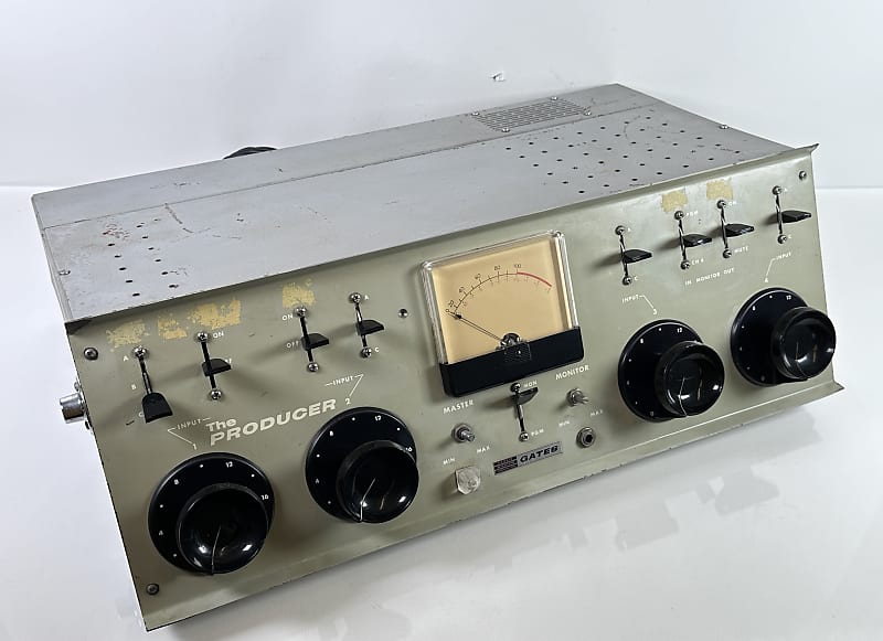 Vintage Gates " The Producer" 4 Channel Recording Mixer Reverb