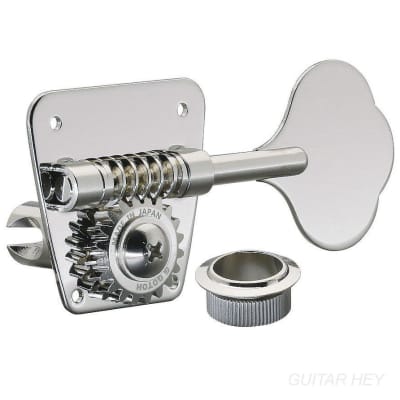 NEW Gotoh FB30 4 In-Line Clover Leaf Bass Tuners Vintage Fender Style Right Handed - NICKEL