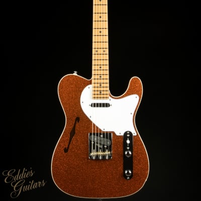 Suhr Eddie's Guitars Exclusive Custom Classic T Roasted - Orange Sparkle image 3