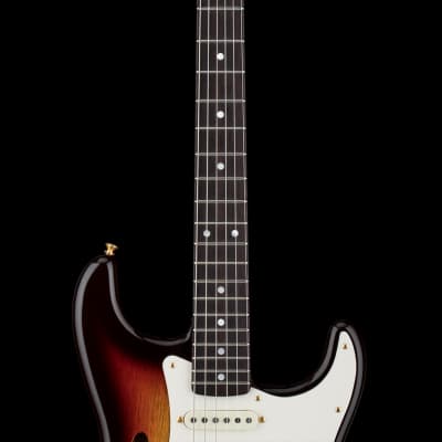 Fender Custom Shop Artisan Korina Stratocaster - Chocolate 3-Color Sunburst #72460 image 5