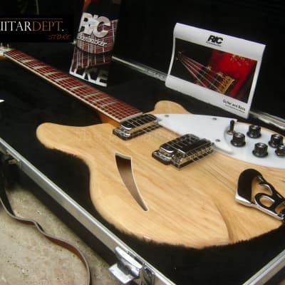 ♚ MINTER !♚ 2005 RICKENBACKER 360-6 Deluxe ♚ MapleGlo ♚ Shark Tooth ♚330♚ 18 Years ! ♚ SUPERB image 3