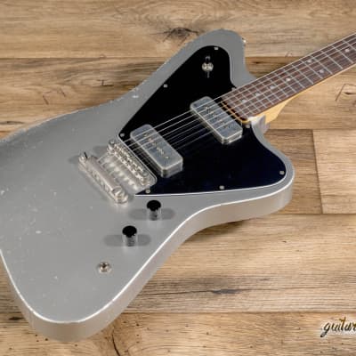 Fano PX6 Oltre Lollar OmniTron & Standard P-90 Guitar w/ Gigbag – Inca Silver image 9