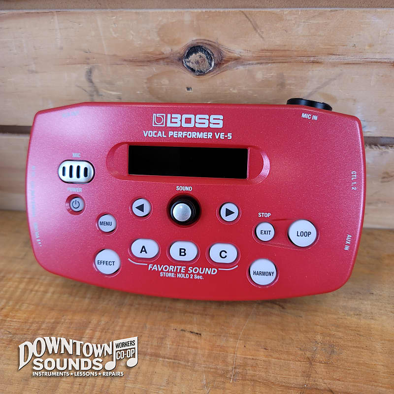 Boss VE-5 Vocal Processor - Red | Reverb Boss VE-5 Vocal Processor - Red | Reverb