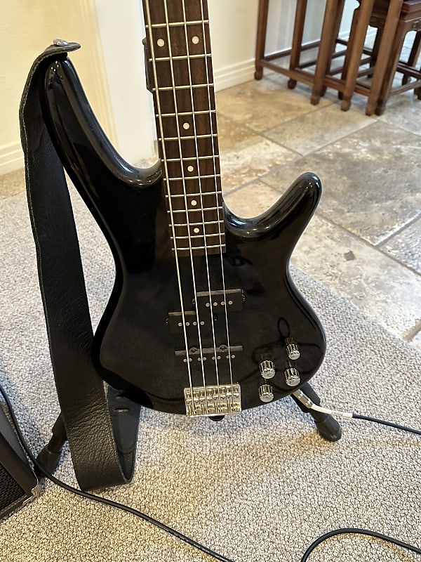 Ibanez Gsr200 Bk Gio Bass 2010s Black Reverb 0234