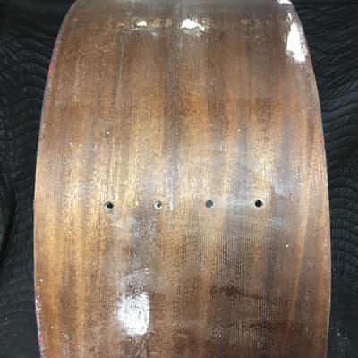 Ludwig 10” x 26” Super Classic Parade Drum Scotch Bass Drum Shell only 1960’s Natural Mahogany image 5