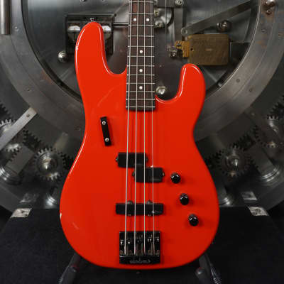 Charvel 2B Late 80s - Ferrari Red PJ Bass Guitar w/ Case image 1
