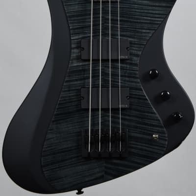 ESP LTD John Campbell JC-4FM Signature Electric Bass See Thru Black Satin Sides image 2