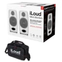 New IK Multimedia iLoud Micro Monitors (Pair, Special Edition White) & Carry Bag