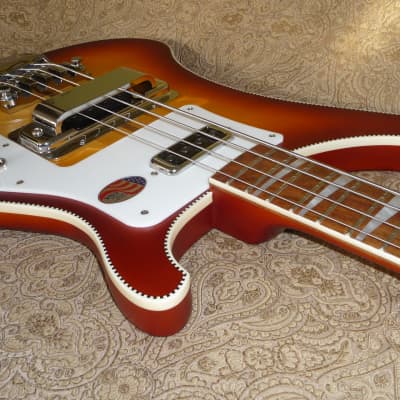 2023 Limited Edition Rickenbacker 4003 CB AUT Bass - SATIN Autumnglo - Checkerboard Binding image 1