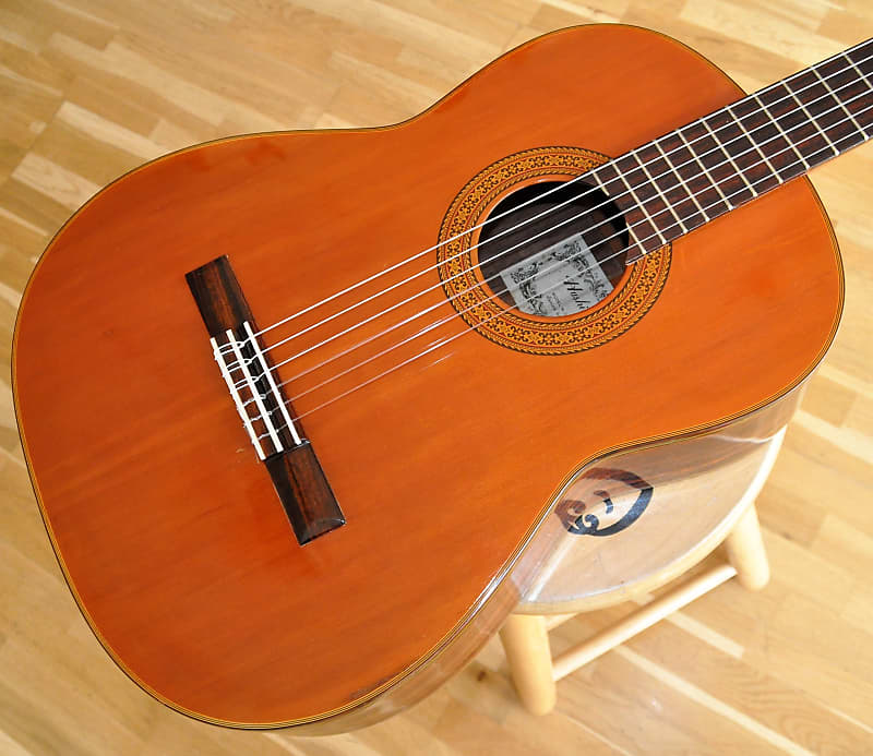 HASHIMOTO G200 / Classical Nylon Guitar 4/4 Adult Size / Made In Japan / From 1980's image 1