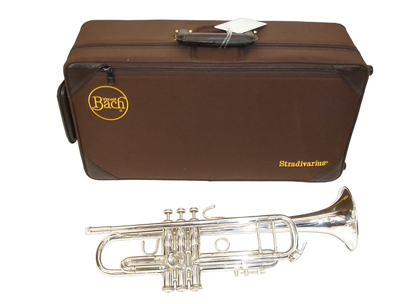 Vincent Bach Stradivarius Model 37 Silver-Plated Bb Trumpet | Reverb