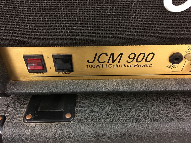 Marshall JCM 900 Model 4100 100-Watt Hi Gain Dual Reverb 4x12 Half Stack