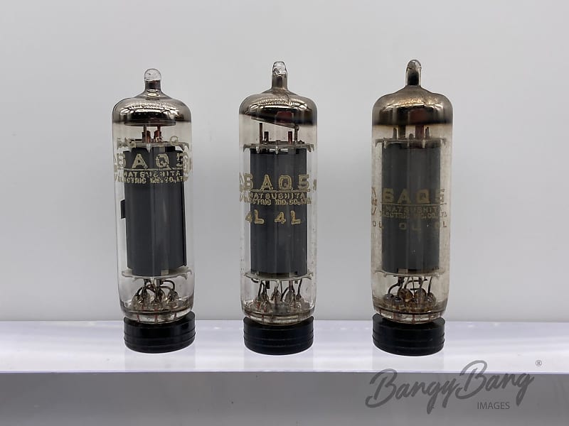 3 Vintage Matsushita 6AQ5/6005/6V6 Power Pentode Amplifier Audio Vacuum  Tube Valve - Bangybang.tube