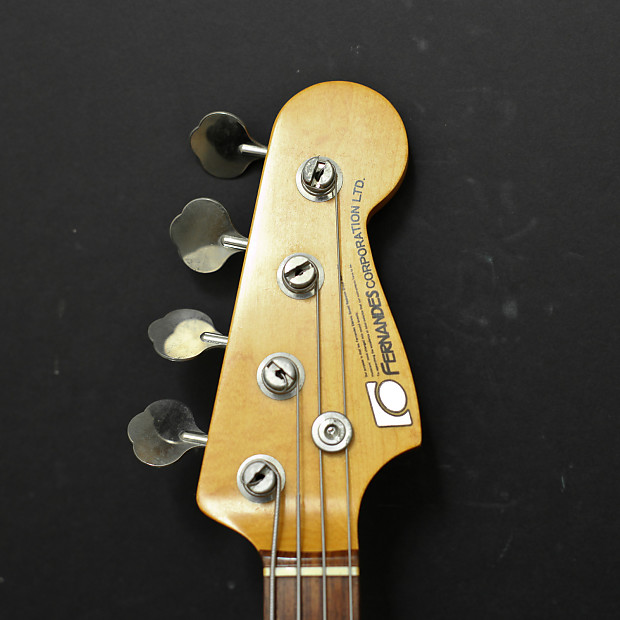 Fernandes P-Bass Sunburst Stone Logo Vintage