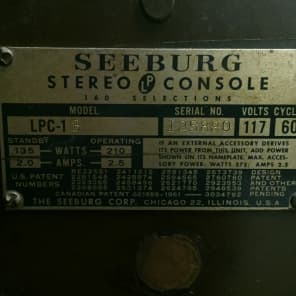 Seeburg stereo console model image 5