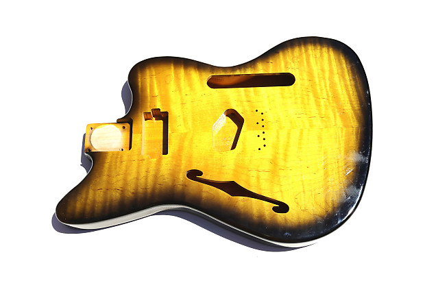Yellow deals burst guitar