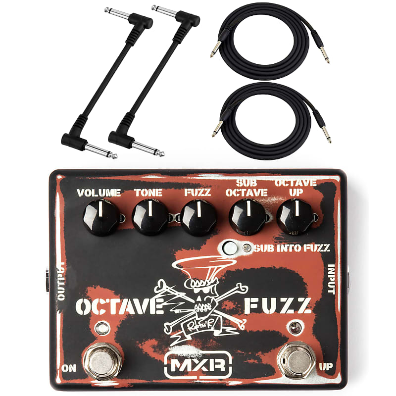 MXR SF01 Slash Octave Fuzz Guitar Effects Pedal with Cables image 1
