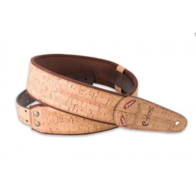 RightOn! CLASSICAL Classical-Dual-hook Brown Guitar Strap